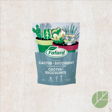 Sac de terreau Fafard pour cactus et succulentes conçu pour un drainage optimal des plantes grasses