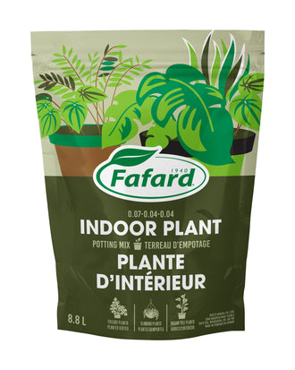 Sac de terreau pour plantes d’intérieur Fafard conçu pour la culture des plantes en pot à l’intérieur