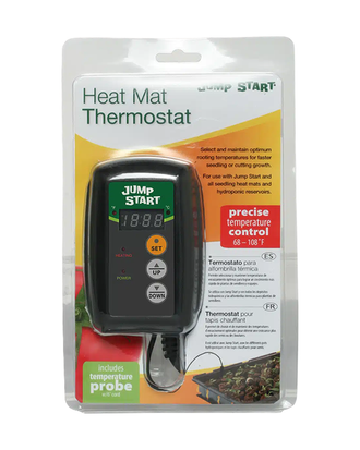 Thermostat numérique pour tapis chauffant JumpStart — photo sur fond blanc