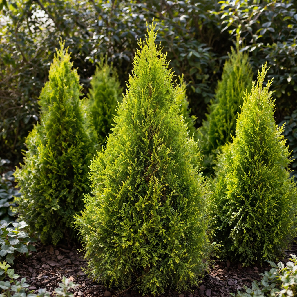 Thuja occidentalis 'Janed Gold'
