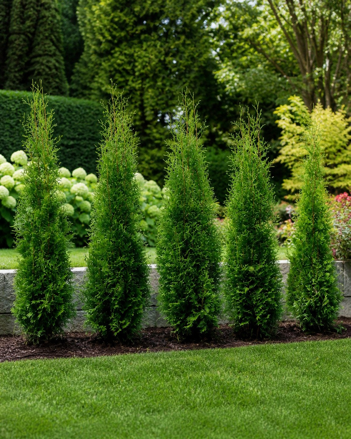 Thuya occidental ‘Private Jet’ (Thuja occidentalis)