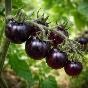 Tomate cerise bleue 'Dancing with Smurfs' bio
