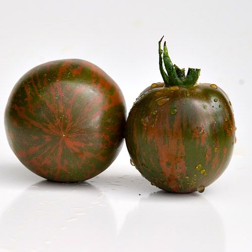 Organic 'Black and Brown Boar' tomato