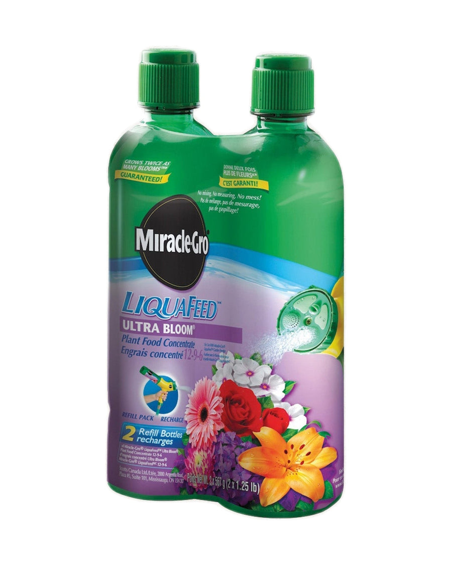 Engrais pour plantes Ultra Bloom Miracle-Gro 12-9-6 — photo sur fond blanc
