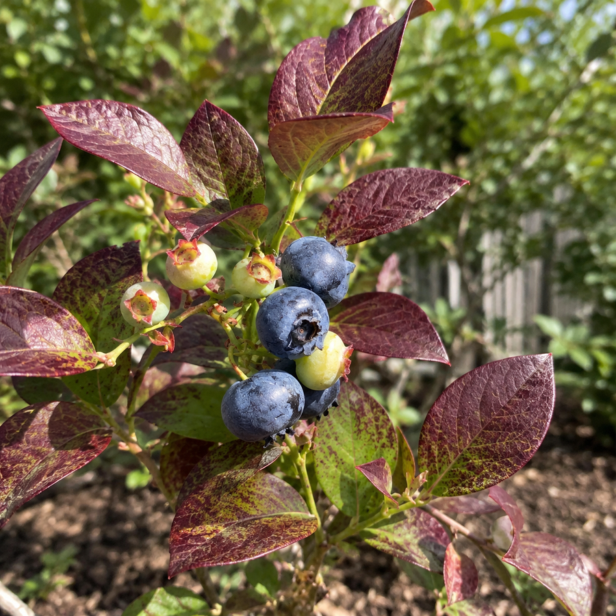 Vaccinium corymbosum 'Cabernet Splash'
