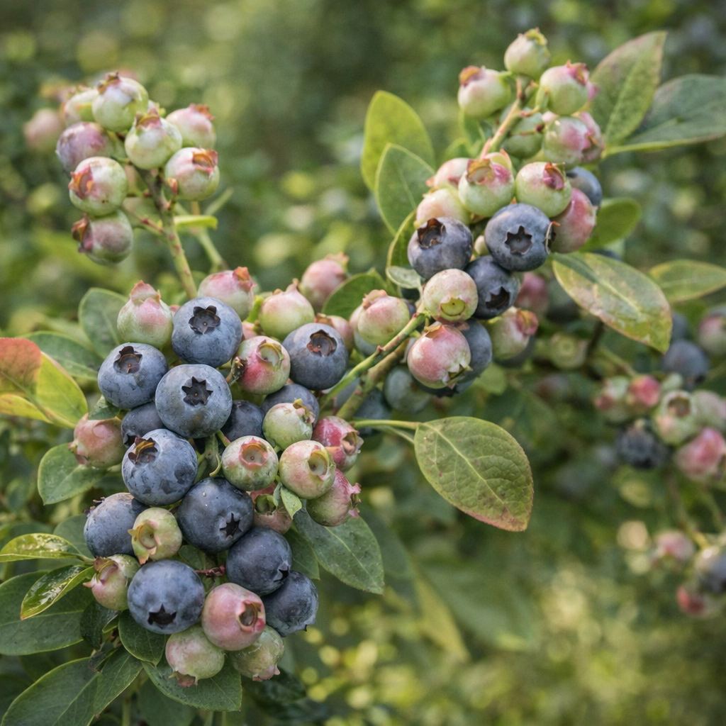 Bleuet en corymbe ‘Peach Sorbet’ (Vaccinium corymbosum)