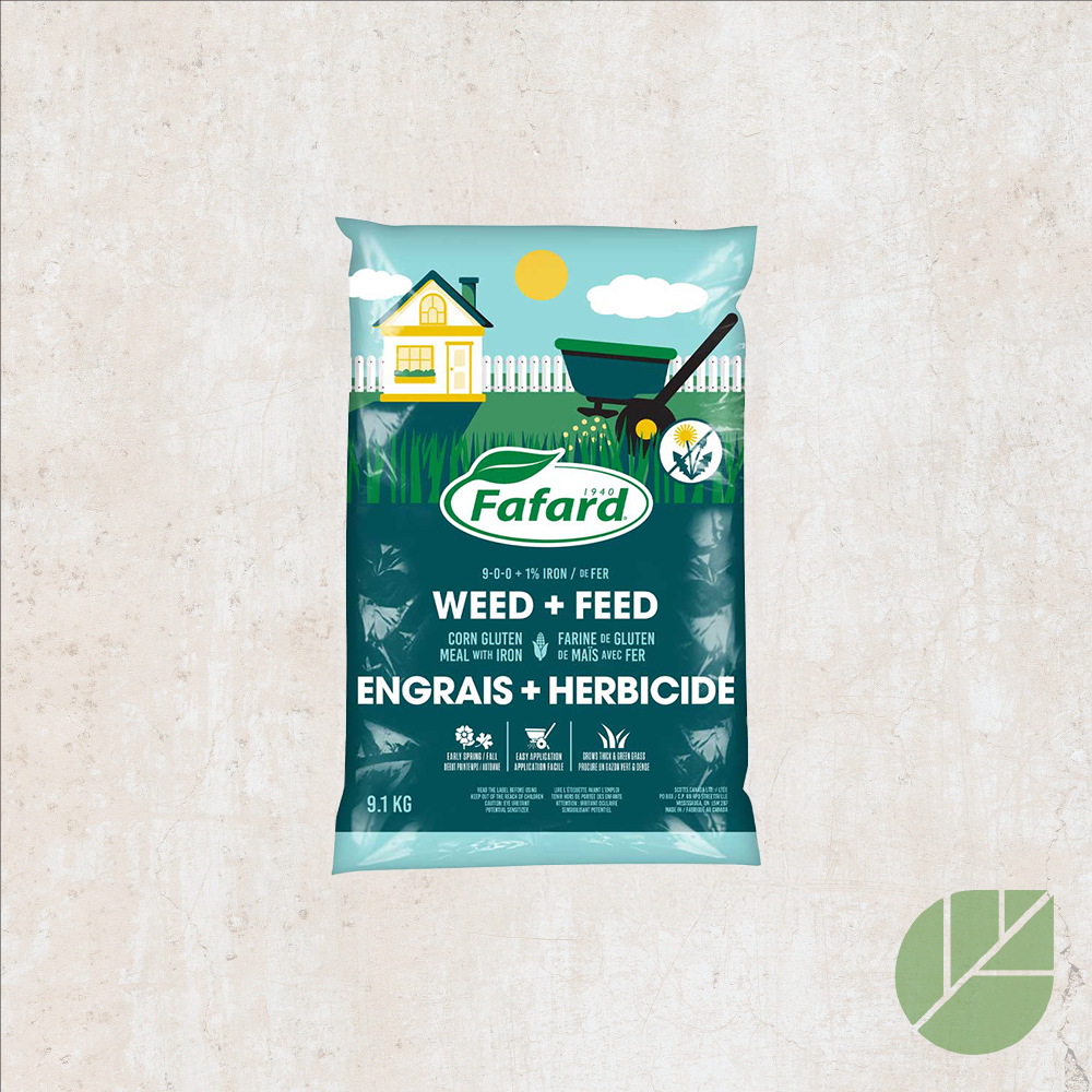 Engrais + Herbicide à la farine de gluten de maïs avec fer