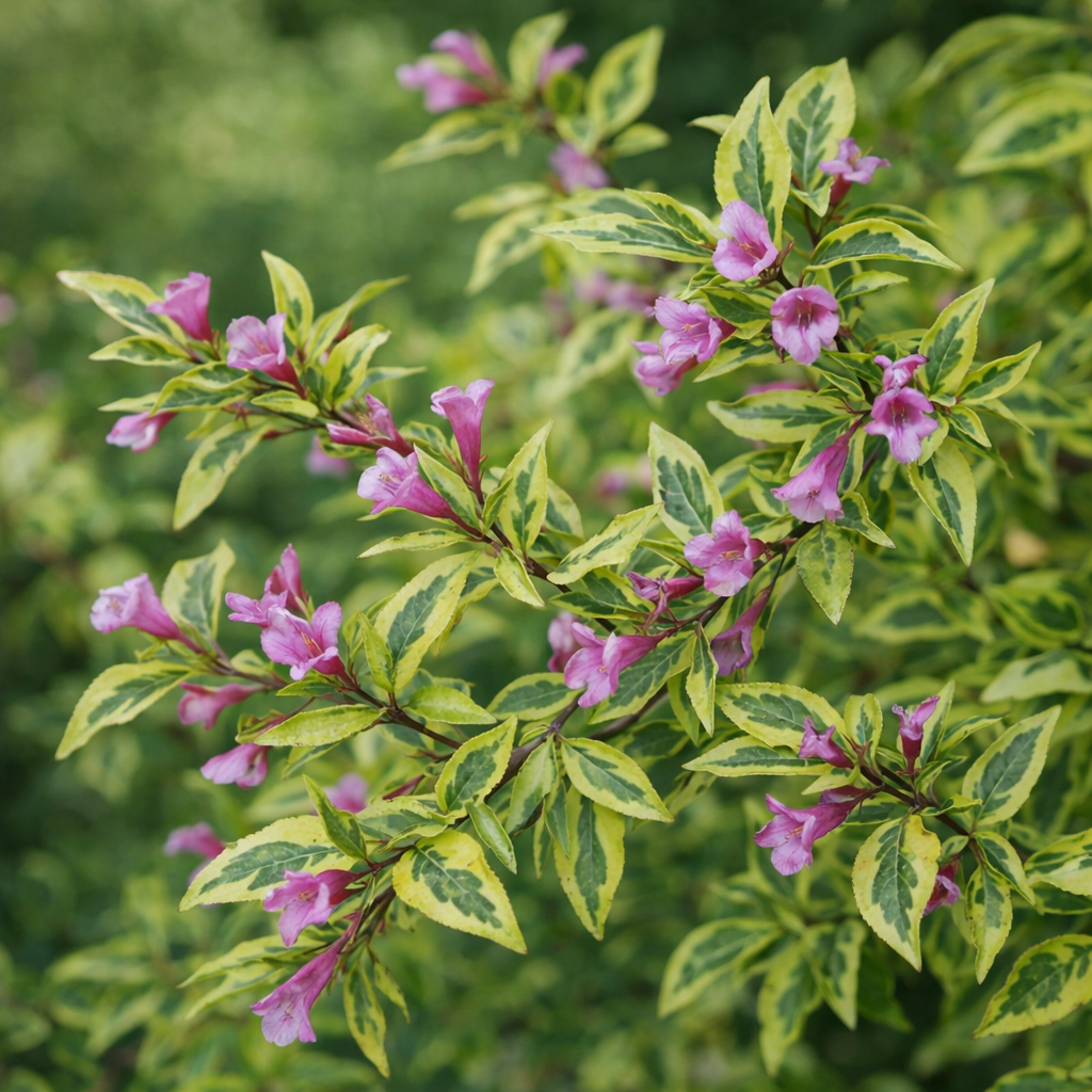 Weigela florida ‘Bubbly Wine’