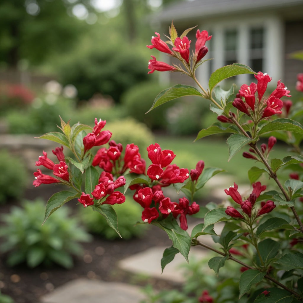 Weigela florida ‘Sonic Bloom Red’