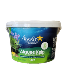 Emballage du produit « Algues granulées Acadie 1-0-2 », format 2.5Kg