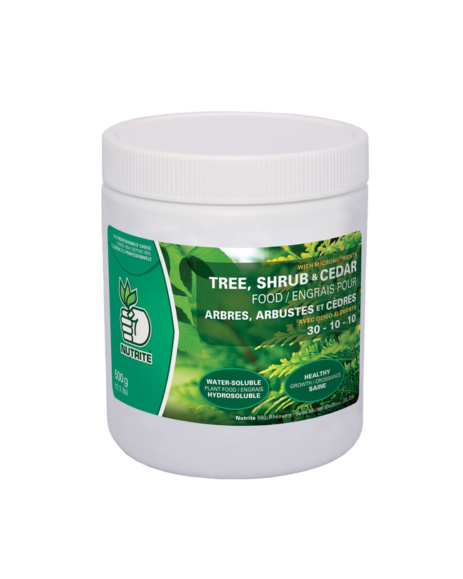 Engrais pour Cèdres et Haies Nutrite 30-10-10 — photo sur fond blanc