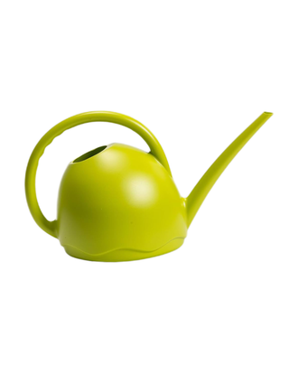 Arrosoir plastique 1,8L à long bec Medusa pour arrosage précis des plantes — photo sur fond blanc