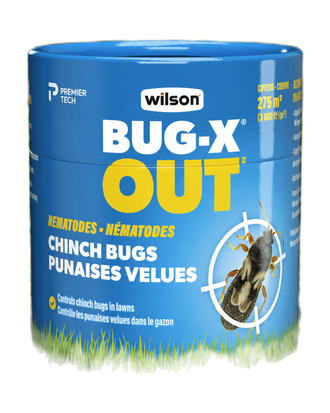 Nématodes Bug X Out Wilson contre punaises velues — photo sur fond blanc
