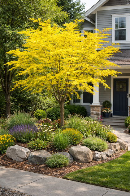 Gleditsia triacanthos var. inermis 'Sunburst'