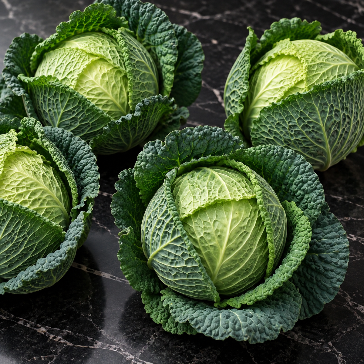 Chou pommé Savoie Winter King (<em>Brassica oleracea var. sabauda</em> ‘Winter King’)