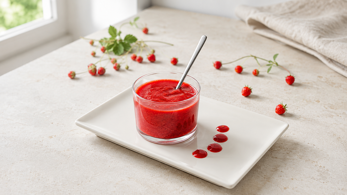 Quick Field Strawberry Coulis
