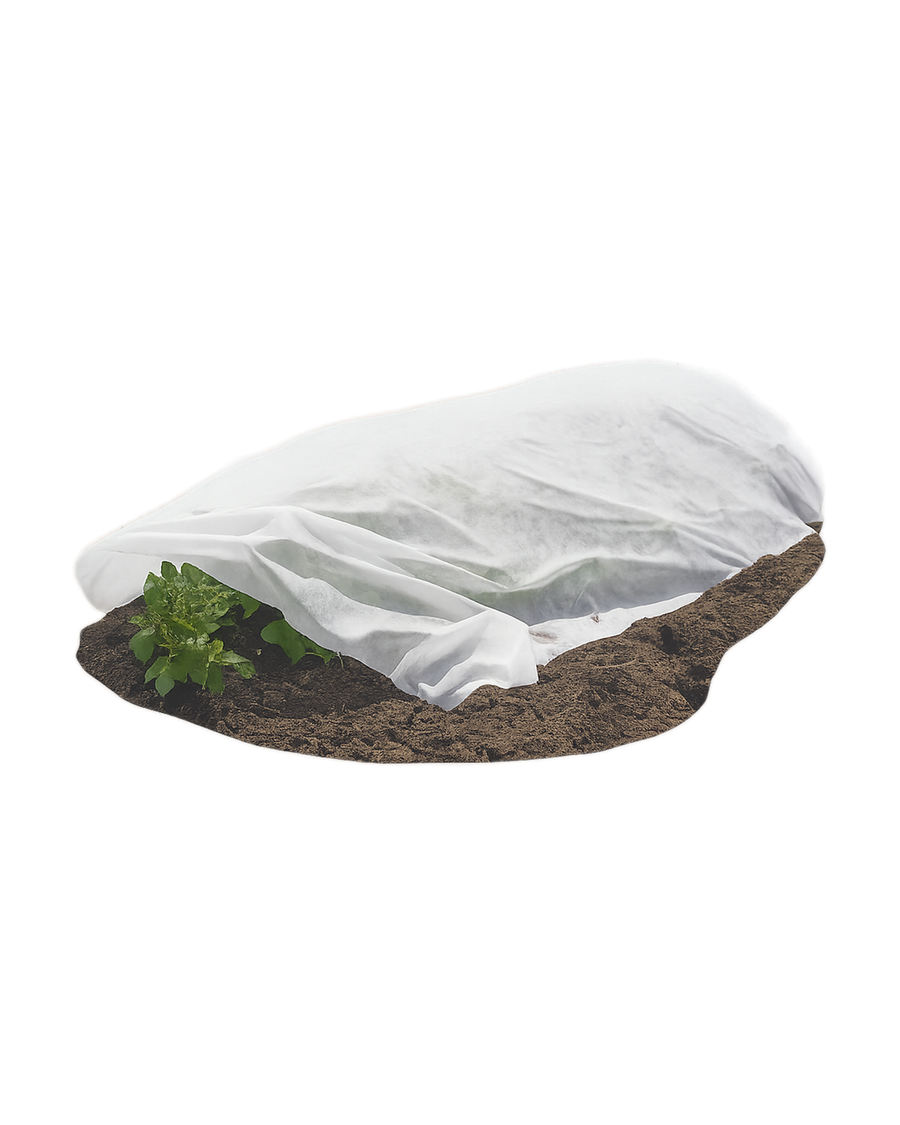 Couverture flottante blanche 10 pi x 33 pi — photo sur fond blanc