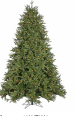 Sapin Trinity de luxe 9 pi × 72 po – DEC-208971