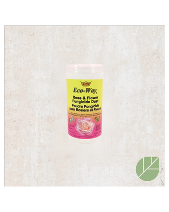 Fongicide en poudre pour rosiers et fleurs ECO-WAY — photo sur fond blanc