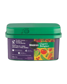 Engrais Organique pour Légumes et Fines Herbes Miracle-Gro® 10-1-6 — photo sur fond blanc