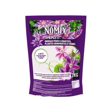 Engrais pour clématites, plantes grimpantes et vignes Numix 6-10-12