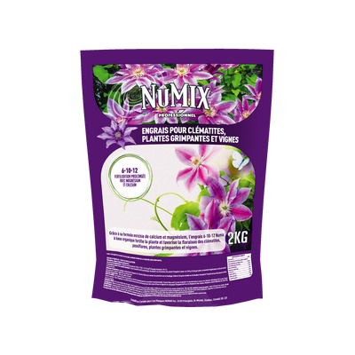 Engrais pour clématites, vignes et plantes grimpantes Numix 6-10-12