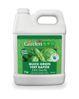 Garden Pro Engrais liquide Vert Rapide 5-0-0 — photo sur fond blanc