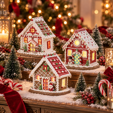 Maison de village de Noël lumineuse Candycane Lane – 8,5 po