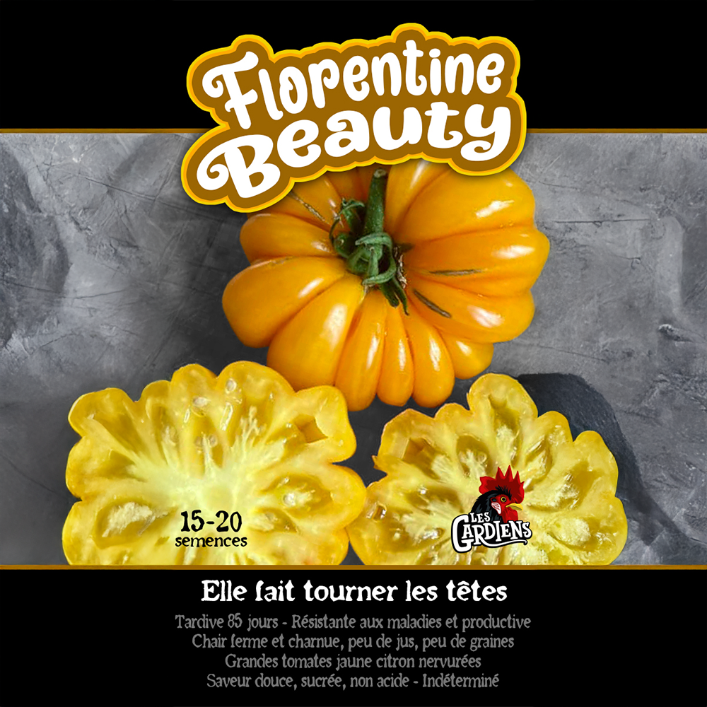 Florentine Beauty tomato (<em>Solanum lycopersicum</em> ‘Florentine Beauty’)