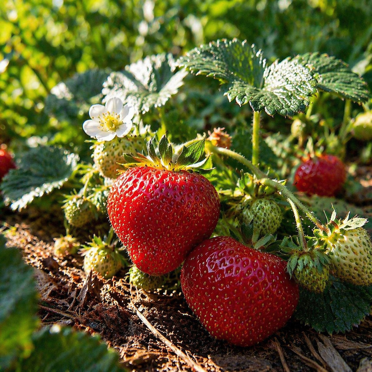 Fraisier ‘Ozark Beauty’ (Fragaria × ananassa)