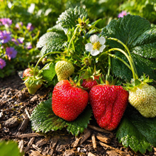 Fraisier ‘Quinault’ (Fragaria × ananassa)