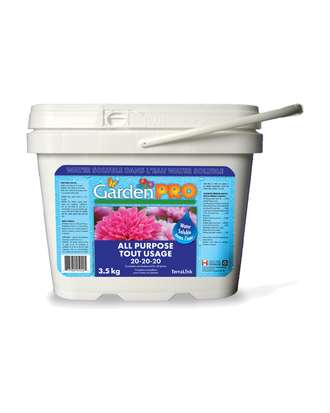 Garden Pro Engrais granulaire tout usage 20-20-20 — photo sur fond blanc