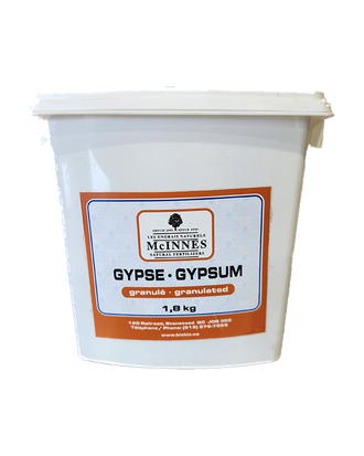 Emballage du produit « Gypse granulé McInnes », format 1.8Kg