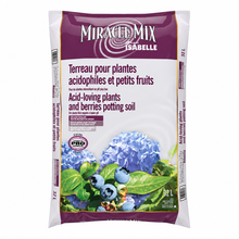 Terreau pour plantes acidophiles et petits fruits – 32 L sur fond blanc pur