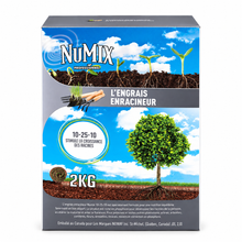 Engrais enracineur NuMix 10-25-10 – 2 kg sur fond blanc pur