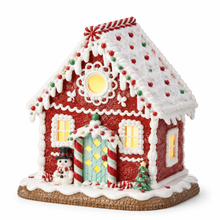 Maison de village de Noël lumineuse Candycane Lane – 8,5 po