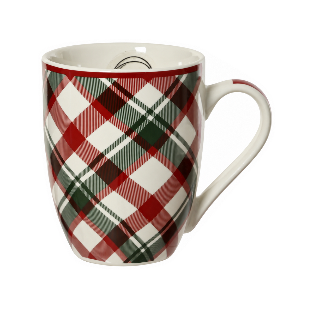 Tasses de Noël en porcelaine à motifs – Modèle 2 · Multicolore