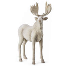 Orignal décoratif de Noël debout – Naturel et crème