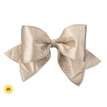 Boucle de Noël extérieure en velours résistant aux UV – Champagne – 24 po