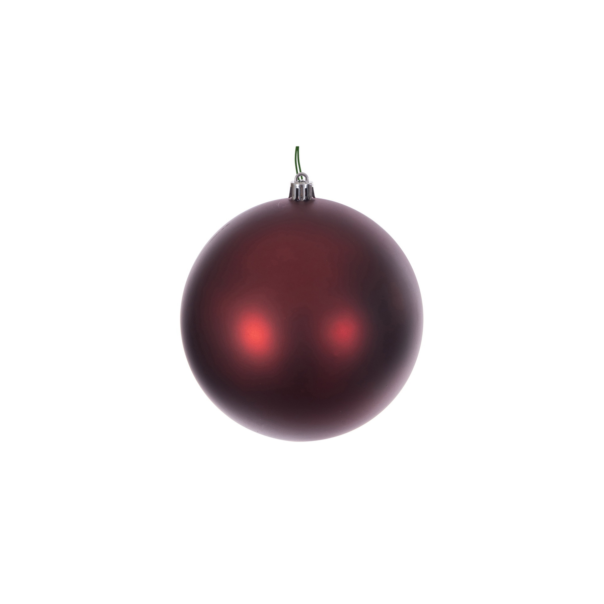 Boule de Noël rouge cramoisi — fini mat