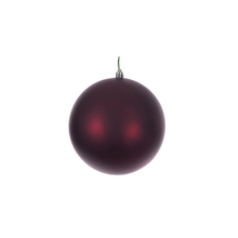 Boule de Noël lie-de-vin — fini mat — sans joint