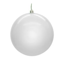 Boule de Noël blanche — fini nacré — sans joint