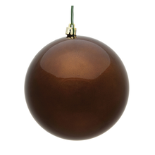 Boule de Noël moka — fini à effet bonbon