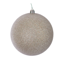 Boule de Noël givrée — champagne