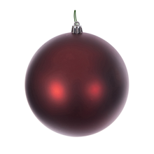 Boule de Noël rouge cramoisi — fini mat