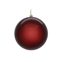 Boule de Noël lie-de-vin — fini nacré — sans joint