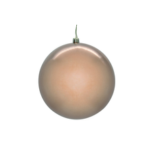 Boule de Noël or rose — fini nacré — sans joint