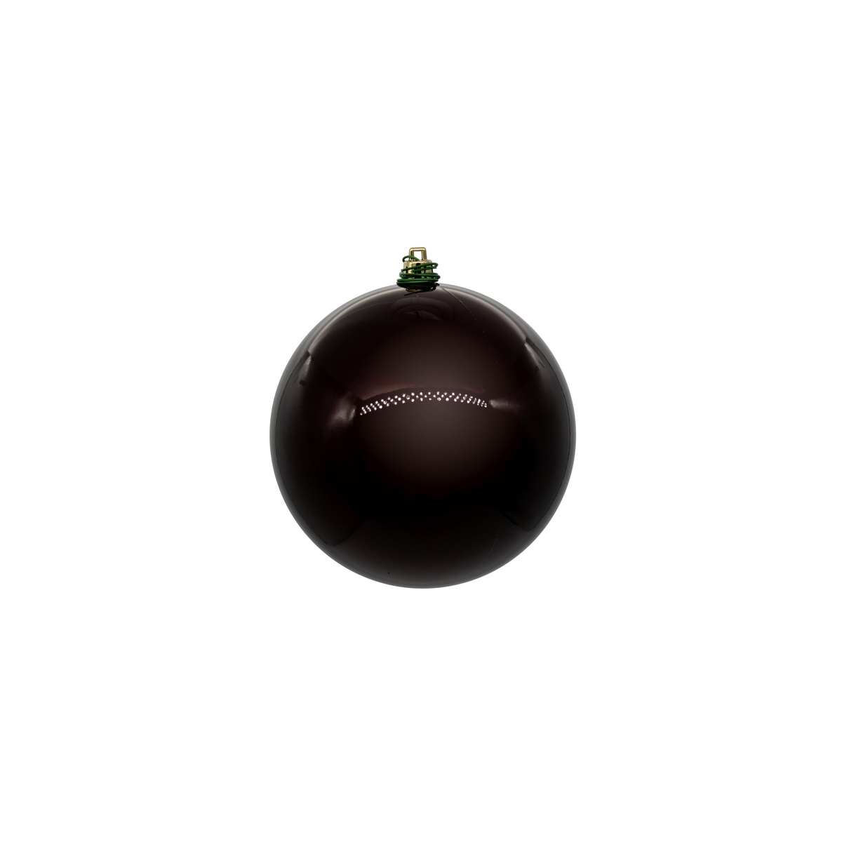 Boule de Noël bordeaux — fini nacré