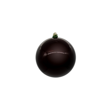Boule de Noël bordeaux — fini nacré