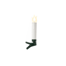 Ensemble de 10 bougies LED scintillantes pour sapin – Blanc